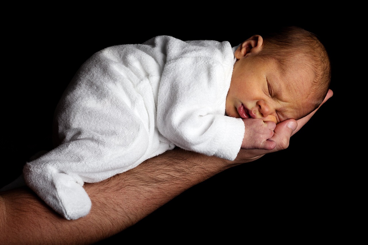Newborn baby asleep